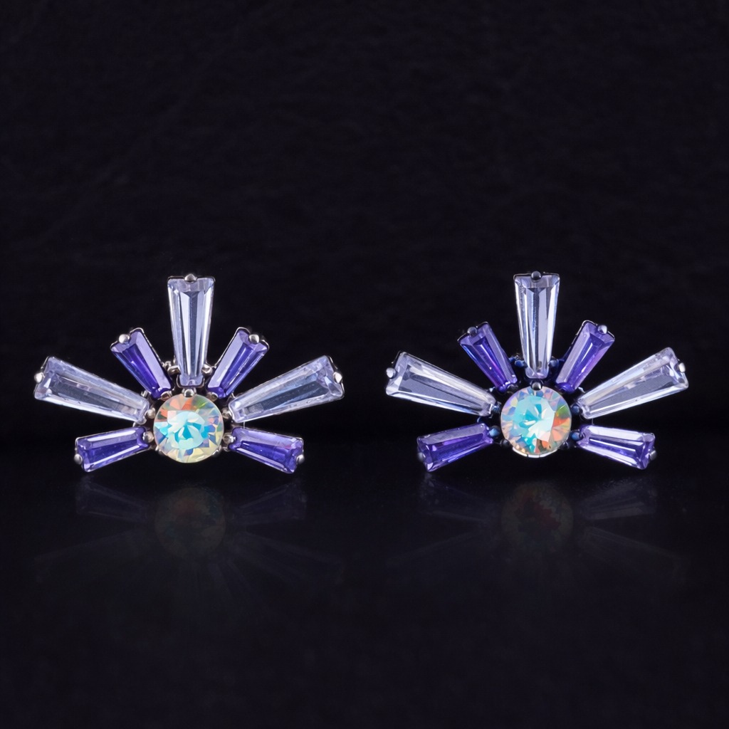 Piercing 21 Hélix Amethyst - Titanio G.I – Piercing Colombia