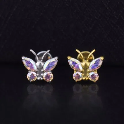 Hélix Butterfly - Titanio G.I – Piercing Colombia