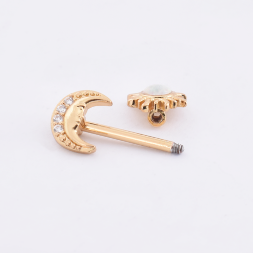 Par Pezonera Solu 14G 14mm – Acero Quirúrgico – Piercing Colombia