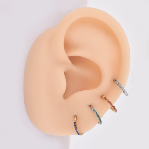 Aro Clicker Sinatra (16G - 8mm) Acero Quirúrgico – Piercing Colombia