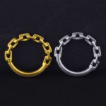 Clicker Cadena 16G x 8mm | Titanio ASTM F136 – Piercing Colombia