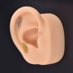 Helix Rama Orgánica (16G – Barra 8 mm) – Titanio ASTM F136 – Piercing Colombia
