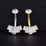 Ombligo Glass (14G – Barra 10mm) – Titanio ASTM F136 – Piercing Colombia