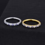 Aro Clicker Lavanda Shine (16G – 8 mm) – Titanio ASTM F136 – Piercing Colombia