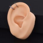 Aro Clicker Lavanda Shine (16G – 8 mm) – Titanio ASTM F136 – Piercing Colombia