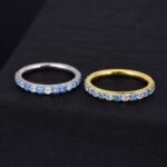 Aro Clicker Blue Shine (16G – 8mm) – Titanio ASTM F136 – Piercing Colombia