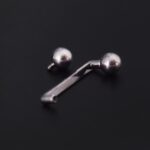Barbell Surface 14G x 14mm | Titanio ASTM F136 – Piercing Colombia