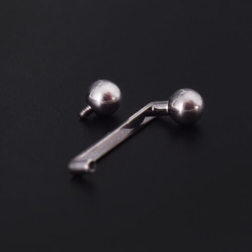 Barbell Surface 14G x 14mm | Titanio ASTM F136 – Piercing Colombia