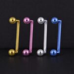 Barbell Surface 14G x 14mm | Titanio ASTM F136 – Piercing Colombia