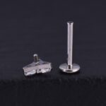 Labret Triad (16G – 8mm) - Titanio G.I. – Piercing Colombia