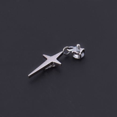Hélix Evenstar (16G – 8mm) – Titanio G.I. – Piercing Colombia