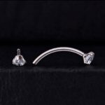 Banana Circón (16G – 3mm) – Titanio G.I. – Piercing Colombia