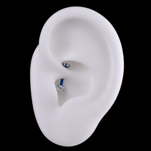 Banana Circón (16G – 3mm) – Titanio G.I. – Piercing Colombia