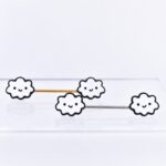 Par Pezoneras Cloud (16G – 16mm) – Acero Quirúrgico – Piercing Colombia