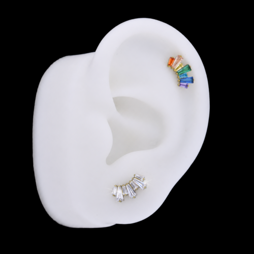 Hélix Alegría (16G – 8mm) – Titanio G.I – Piercing Colombia