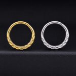 Aro Clicker Skin (16G – 10mm) – Titanio G.I. – Piercing Colombia