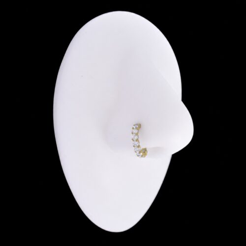 Aro Clicker Cassandra (16G – 8mm) – Titanio G.I. – Piercing Colombia