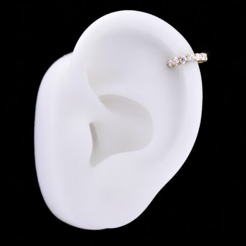Aro Clicker Cassandra (16G – 8mm) – Titanio G.I. – Piercing Colombia
