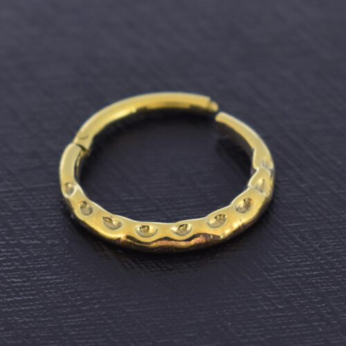 Aro Clicker Skin (16G – 10mm) – Titanio G.I. – Piercing Colombia