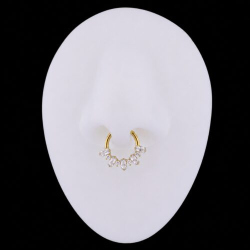 Aro Clicker Alessandria (16G – 8mm) – Titanio G.I. – Piercing Colombia