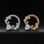 Aro Clicker Gracia (16G – 8mm) – Titanio G.I. – Piercing Colombia