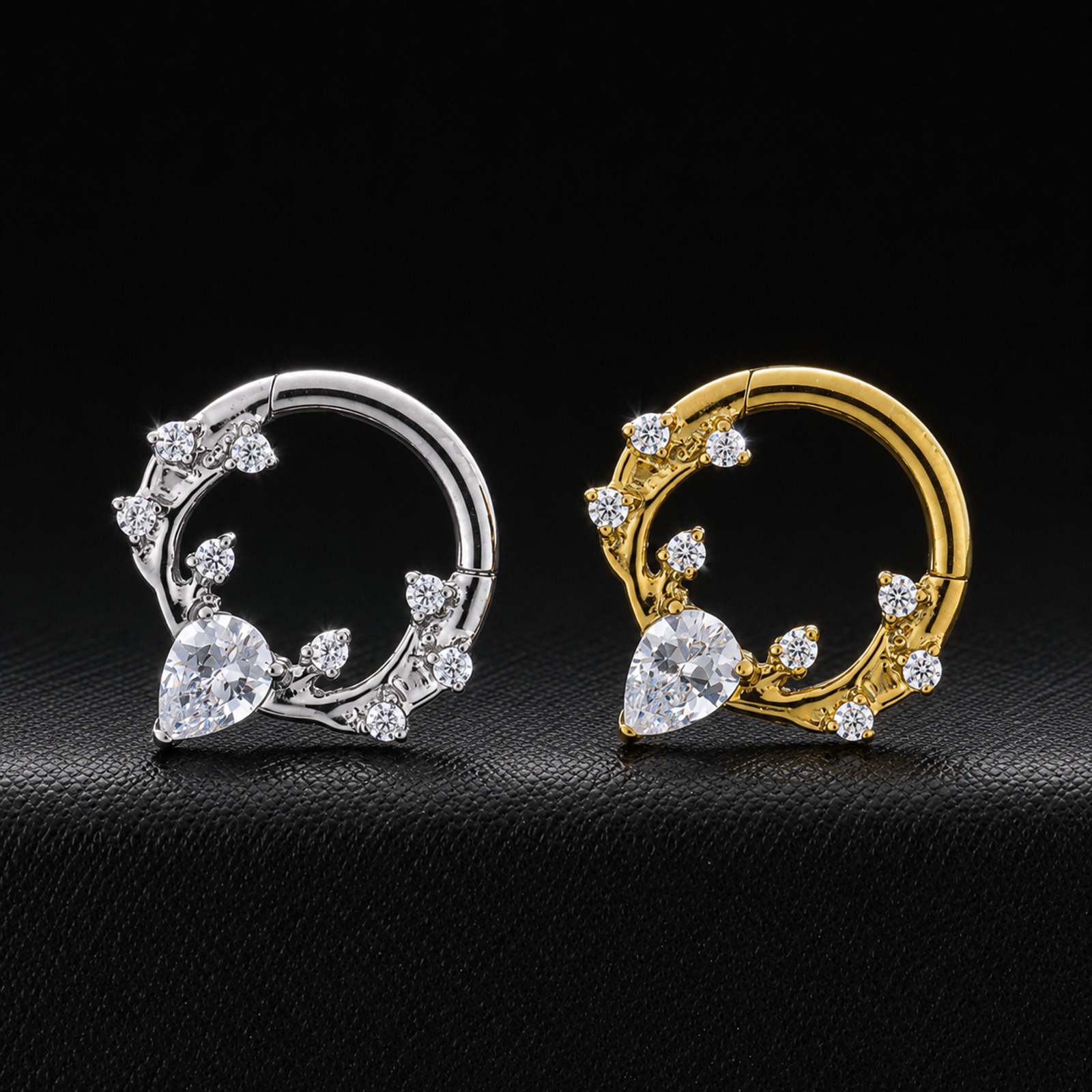 Aro Clicker Titanio (8) Aro Clicker Gracia (16G – 8mm) – Titanio G.I. – Piercing Colombia