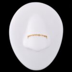 Cadena (25mm) – Titanio G.I. PVD Gold – Piercing Colombia