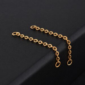 Cadena (25mm) – Titanio G.I. PVD Gold – Piercing Colombia