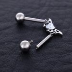 Industrial Fly (14G – 38mm) – Titanio G.I. – Piercing Colombia