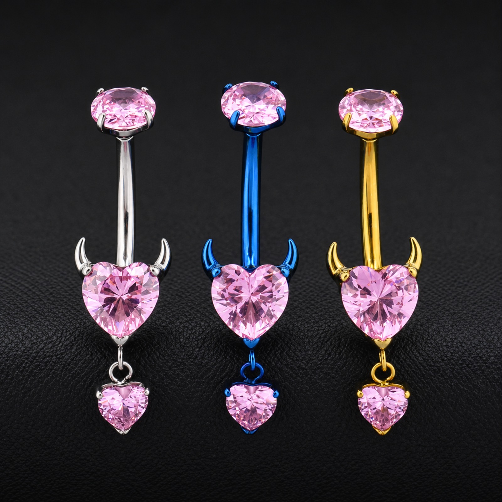 Ombligo Titanio (4) Belly Cersei (14G – 10mm) – Titanio G.I. – Piercing Colombia