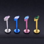 Labret Astro (16G – 8mm) – Titanio G.I. – Piercing Colombia