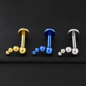 Labret Arethusa (16G – 8mm) – Titanio G.I. – Piercing Colombia