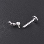 Labret Arethusa (16G – 8mm) – Titanio G.I. – Piercing Colombia