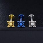 Labret Eris (16G – 8mm) – Titanio G.I. – Piercing Colombia