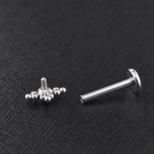Labret Eris (16G – 8mm) – Titanio G.I. – Piercing Colombia