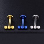 Labret Ligeia (16G – 8mm) – Titanio G.I. – Piercing Colombia