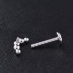Labret Kleio (16G – 8mm) – Titanio G.I. – Piercing Colombia