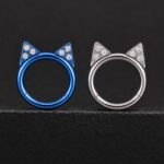 Clicker Selina Kyle (16G - 8mm) – Titanio G.I. – Piercing Colombia