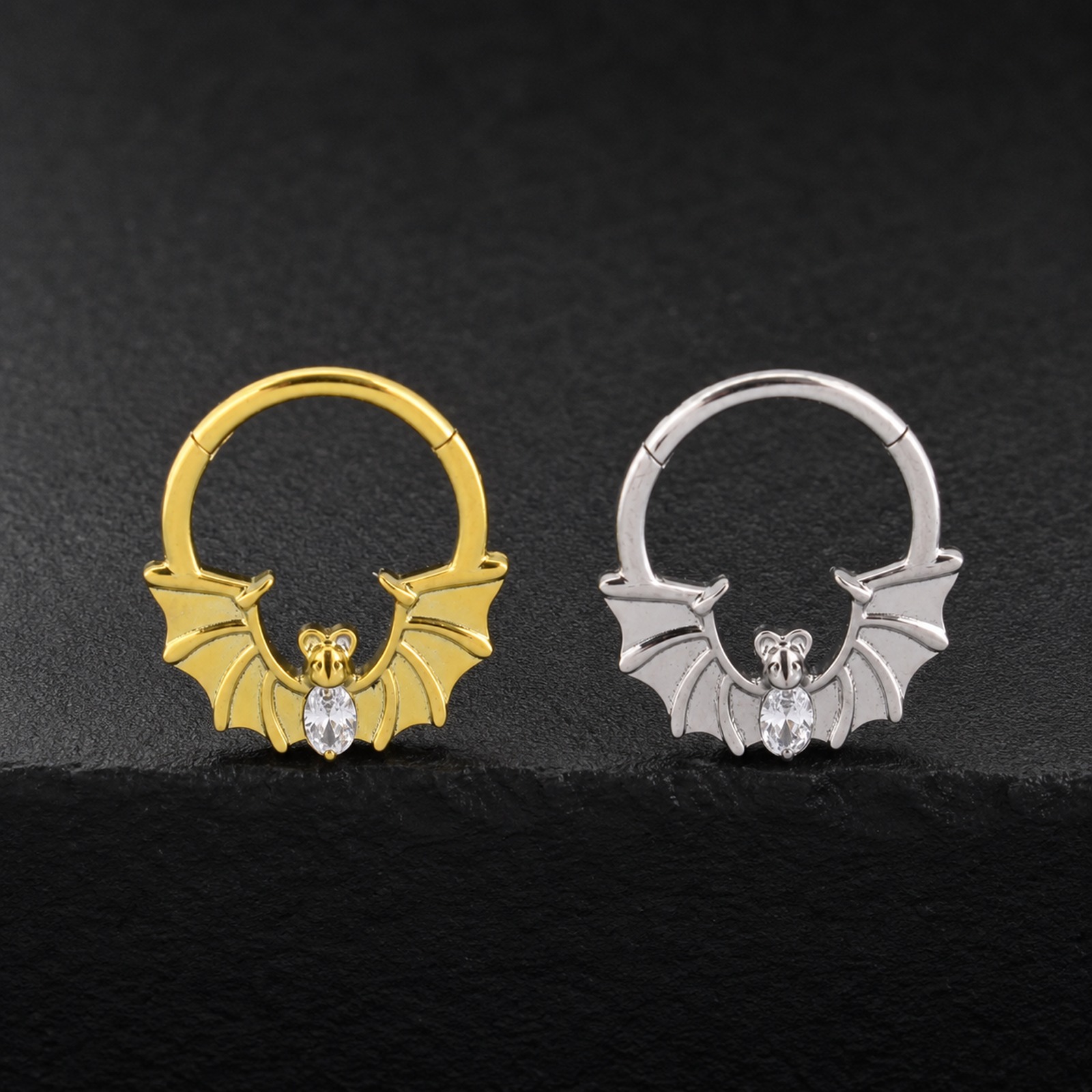 Aro Titanio Piercing Aro Bárbara Gordon (16G - 10mm) – Titanio G.I – Piercing Colombia