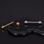 Barbell Básico Bola (14G – 16mm / Bola 4mm) – Titanio G.I. – Piercing Colombia