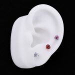 Hélix Ruby (16G – 8mm) – Titanio G.I. – Piercing Colombia