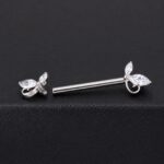 Par Pezonera Ágatha (14G – 16mm) – Titanio G.I. – Piercing Colombia