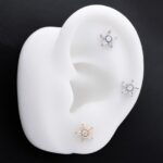 Helix Starfish (16G – 8mm) – Titanio G.I. – Piercing Colombia