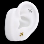 Hélix Avión (16G – 8mm) – Titanio G.I – Piercing Colombia