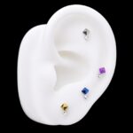 Hélix Cubix (16G – 8mm) – Titanio G.I – Piercing Colombia