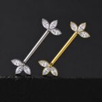 Par Pezonera Margaery (14G – 16mm) – Titanio G.I. – Piercing Colombia