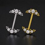 Par Pezonera Lilith (14G – 16mm) – Titanio G.I. – Piercing Colombia