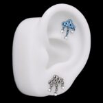 Hélix Cloud (16G - 8mm) – Titanio G.I – Piercing Colombia