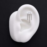 Hélix Cassino Blanco (16G – 8mm) – Titanio G.I. – Piercing Colombia