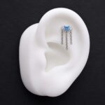 Hélix Cassino Blue (16G – 8mm) – Titanio G.I. – Piercing Colombia